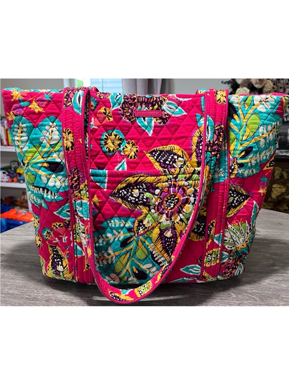 Vera Bradley Rumba Extra Large Vera Tote Bag